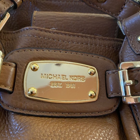 Gansevoort Large North South Tan Leather Tote - Picture 2 of 16